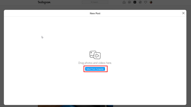 upload images instagram