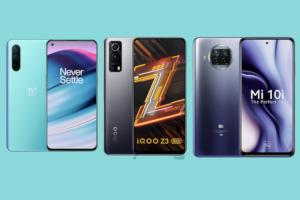 OnePlus Nord CE vs iQOO Z3 vs Mi 10i: Best 5G Phone Under Rs. 25,000 in India?