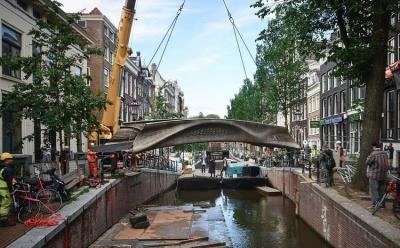 The MX3D Bridge Is the World’s First 3D Printed Bridge