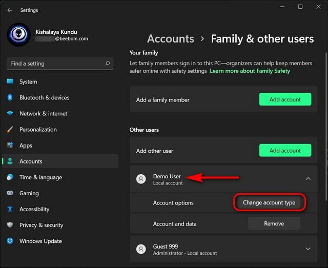 How to Remove Microsoft Account from Windows 11 [Guide] Beebom