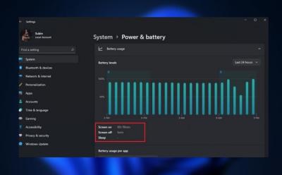 How to Check Screen on Time in Windows 11 right now