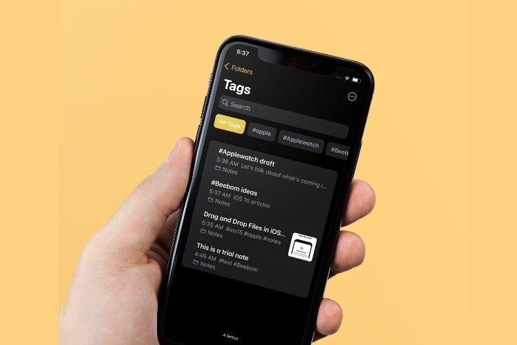 Notes With Tags How to Organize Notes with Tags on iPhone and iPad | Beebom
