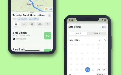 How to Set Leaving and Arrival Times for Driving Directions in Apple Maps