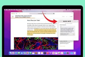 How to Use Quick Note in macOS Monterey on Mac