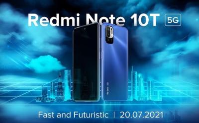 Redmi Note 10T 5G with Dimensity 700 Launching in India on July 20