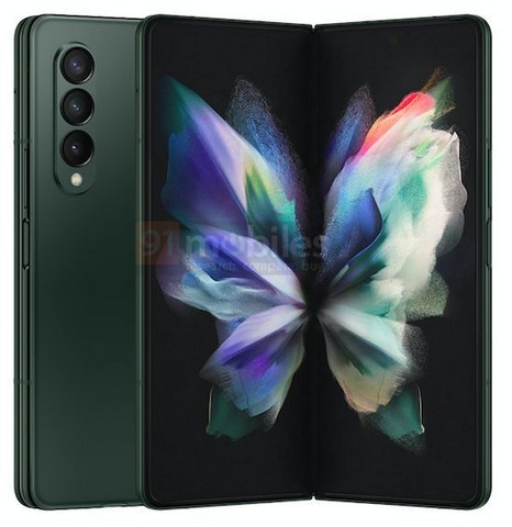 Samsung Galaxy Z Fold 3 renders