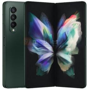 Samsung Galaxy Z Fold 3 renders