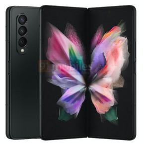 Samsung Galaxy Z Fold 3 renders