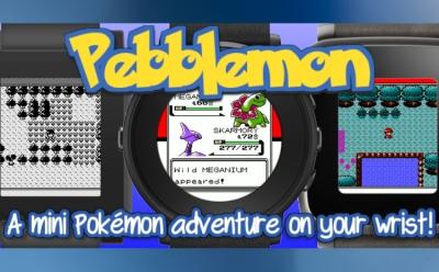 Check Out This New Pokemon Game That Runs on Your Pebble Smartwatch
