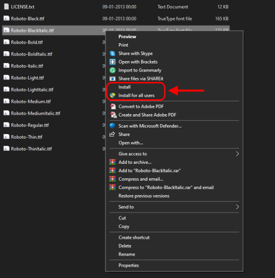 How to Download and Install Fonts on Windows 11 Windows 10 - 64