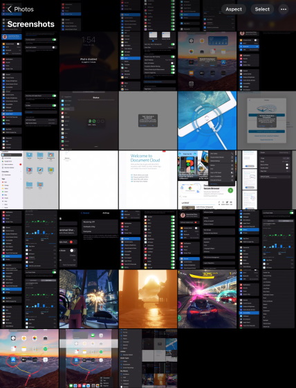 SS gallery screenshot ipad
