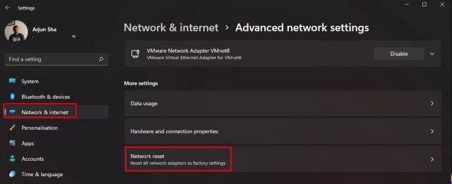 Reset Network