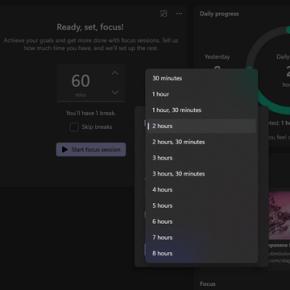 change daily goal hours