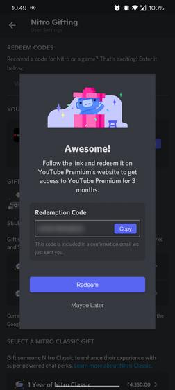 How to Get 3 Months of Free YouTube Premium with Discord Nitro | Beebom
