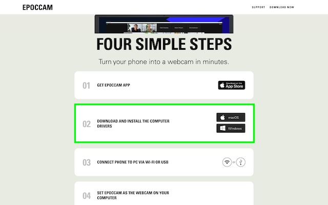download the driver for your computer option on the Elgato website