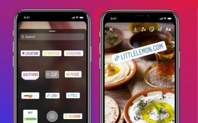 How to Add Links to Instagram Stories with Stickers - new