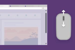 How to Get Overlay Scrollbar in Microsoft Edge