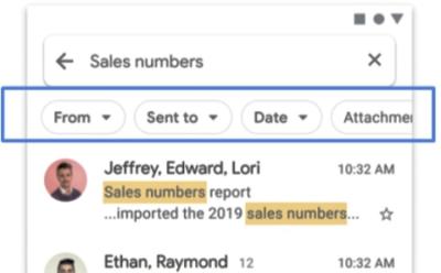 Google Starts Rolling out New Search Filters in Gmail for Android