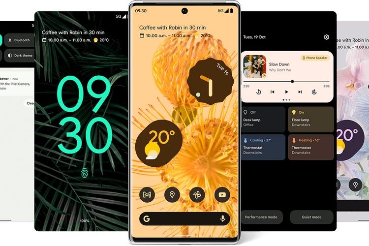 Pixel 6 Official Renders Reveal New Live Space Widget, Pixel Stand with ...