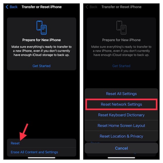 Reset Network Settings on iPhone and iPad