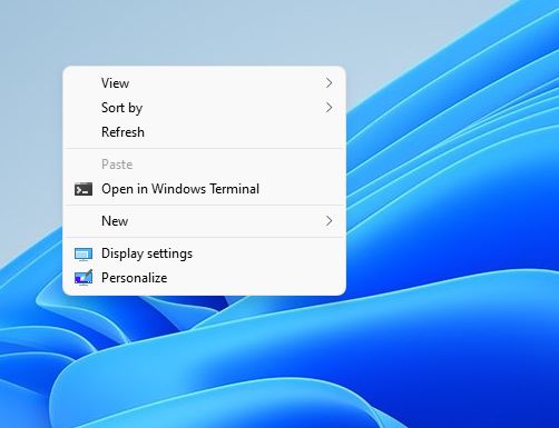 hidden old right-click menu windows 11