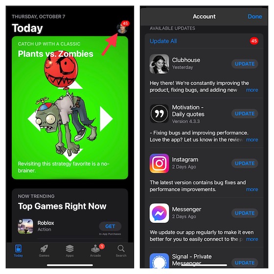 Update Apps on your iPhone or iPad