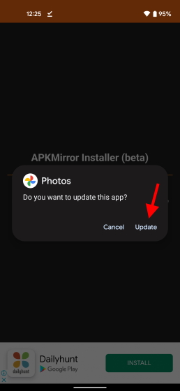 update google photos