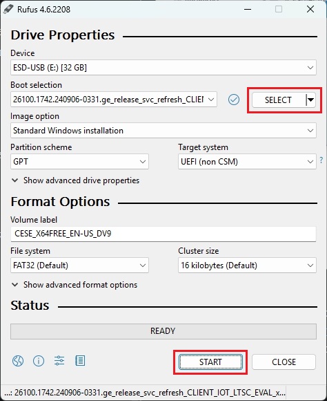 use rufus to bypass windows 11 system requirements