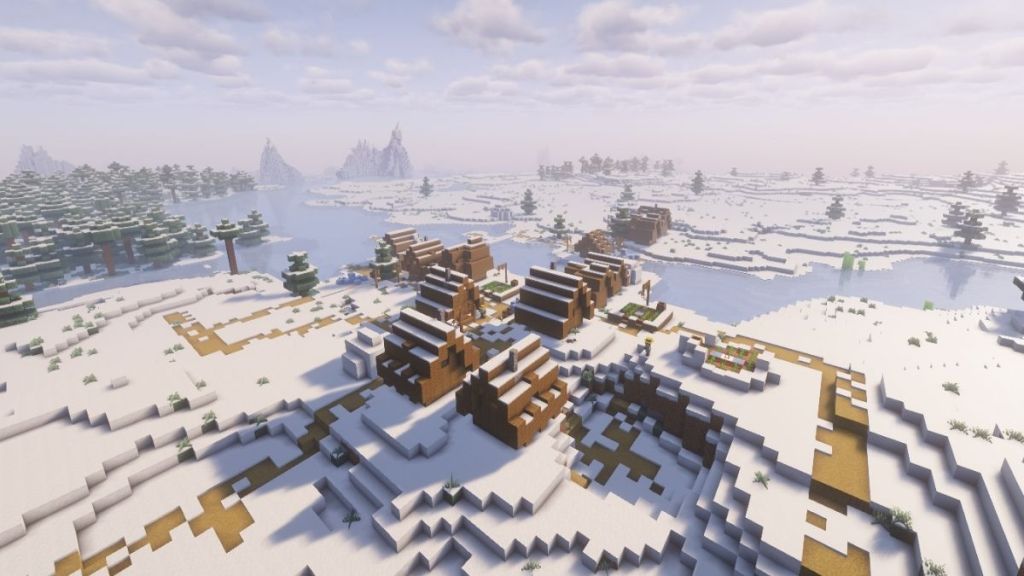 Continuous Snow Biomes with 20+ Villages