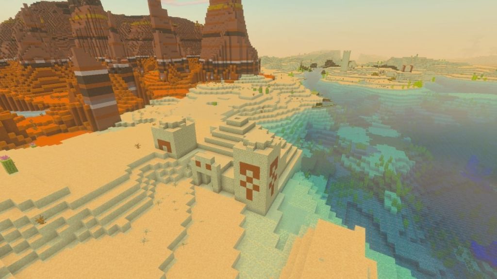 Desert Temple Above and Stronghold below