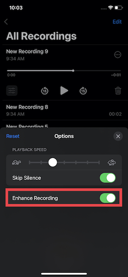 Enhance Voice Memos on iPhone and iPad