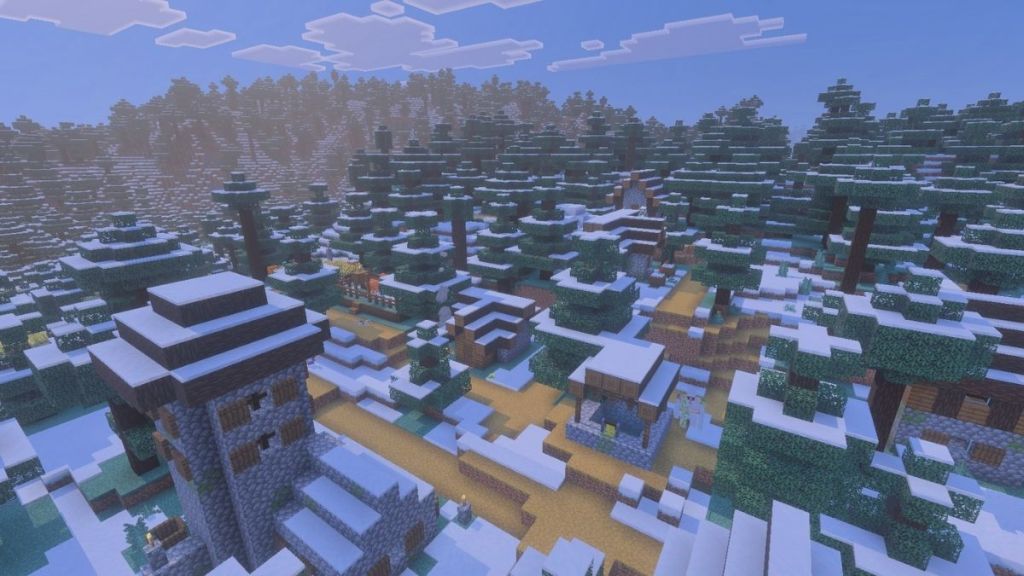 Minecraft Seed with Variety of Villages