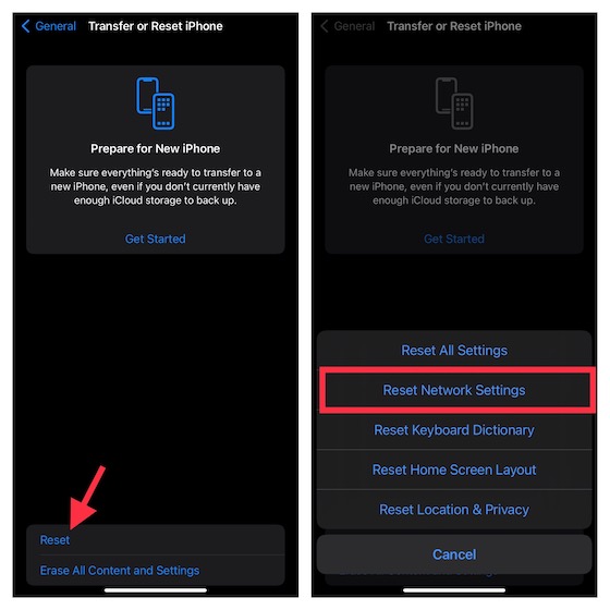Reset Network Settings on iPhone and iPad