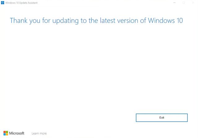 Install Windows 10 (21H2) November 2021 Build With Update Assistant