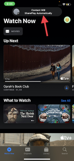 SharePlay content automatically