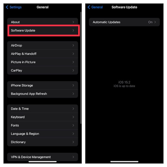 Update Software on iPhone and iPad