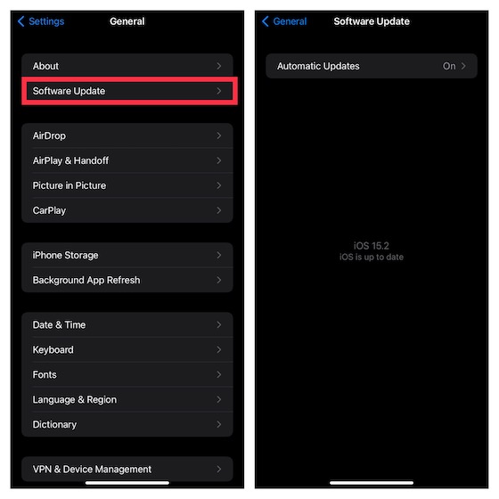 Update Software on your iPhone or iPad