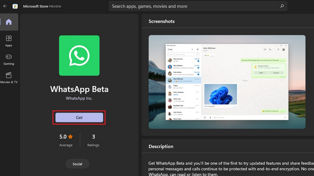 get wa beta ms store
