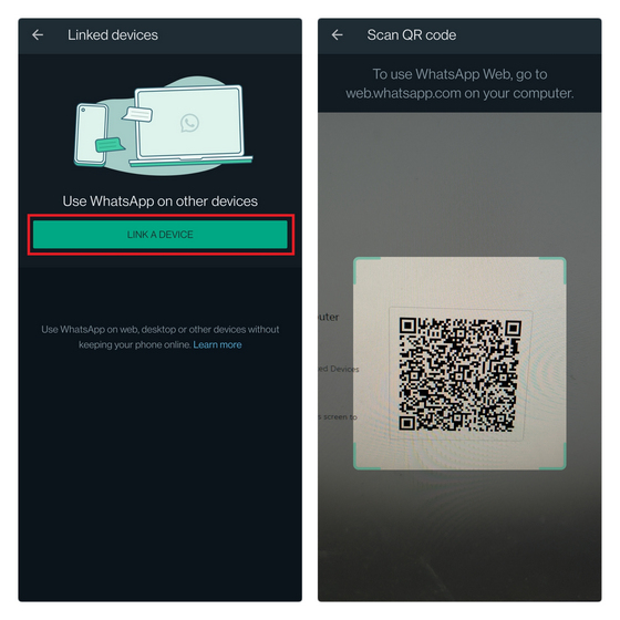 linked devices whatsapp settings
