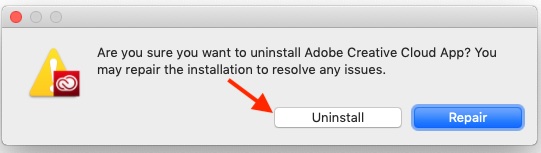Uninstall Adobe creative cloud on Mac