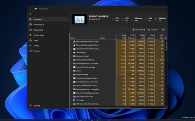 Windows 11 Task Manager with Dark Mode and Fluent Design Coming Soon