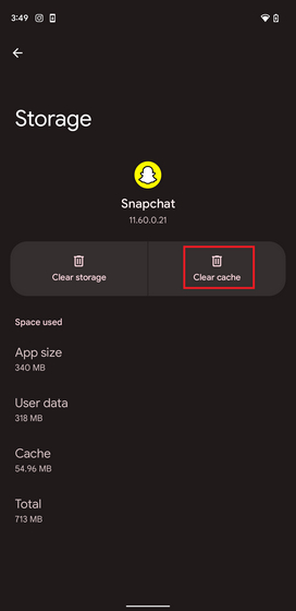 clear cache sc