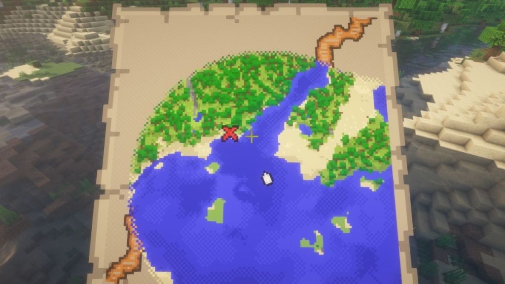 How to easily find buried treasure in Minecraft