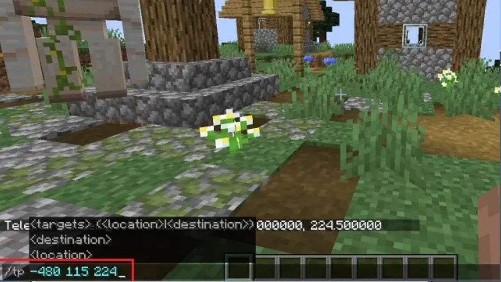How to teleport in Minecraft on Console