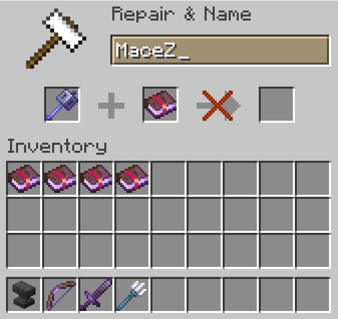 Mace conflicting enchantment
