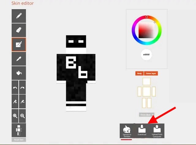 Minecraft-Skin-Export