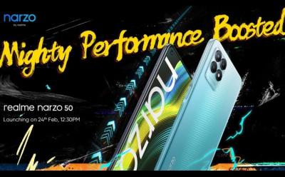 realme narzo 50 launch date revealed