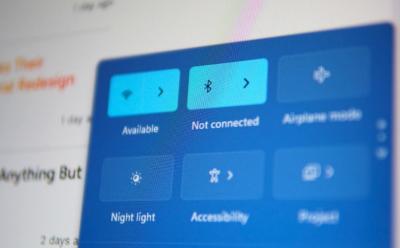 Bluetooth Icon in Action center