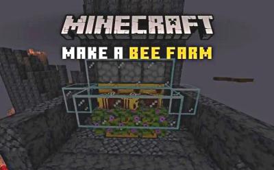 How to make a Bee Farm in Minecraft