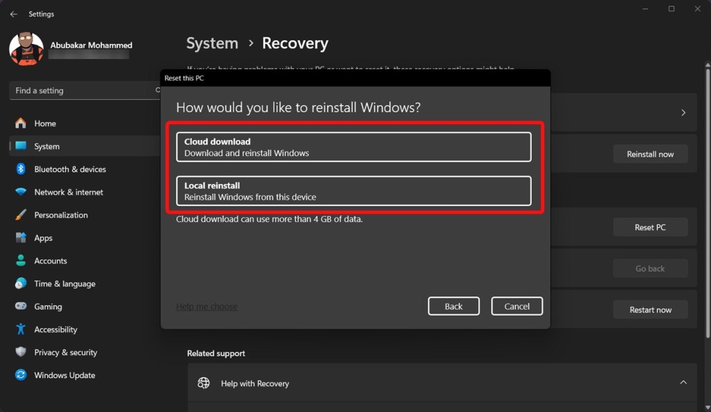 How to Factory Reset a Windows 11 PC